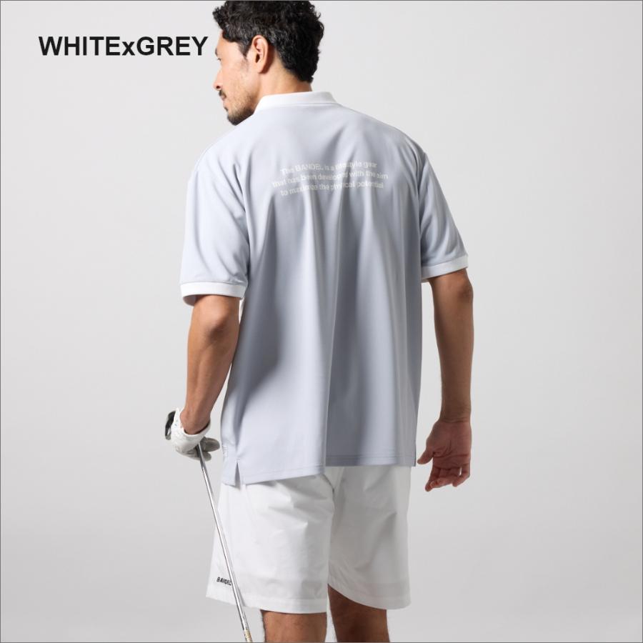 BANDEL（バンデル） BANDEL GOLF ゴルフ BICOLOR PATERN S/S LOOSE
