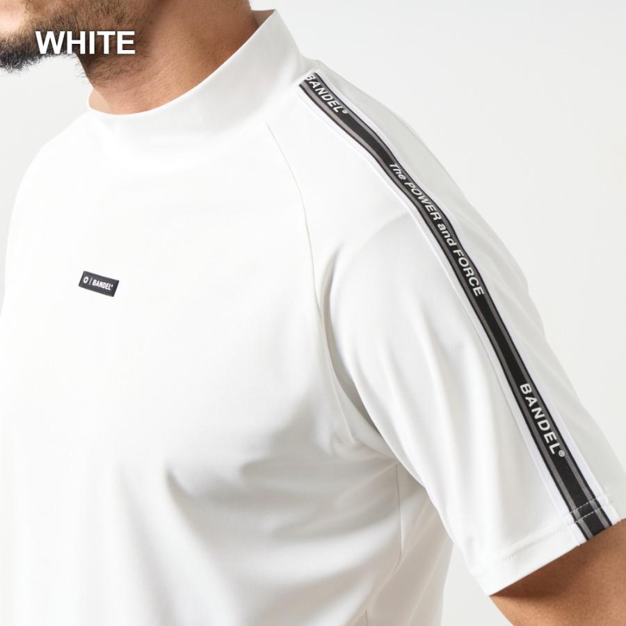 BANDEL バンデル モックネック コンセプトノーツテーピングモックネック 2026ss メンズ 半袖 Tシャツ ホワイト ブラック グレー | BANDEL | 14