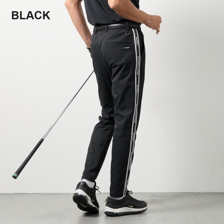 BANDEL GOLF バンデル ゴルフ ウェア コンセプトノーツテーピングテーパードパンツ 2026ss パンツ テーパード サイドライン ブラック グレー ホワイト | BANDEL | 05