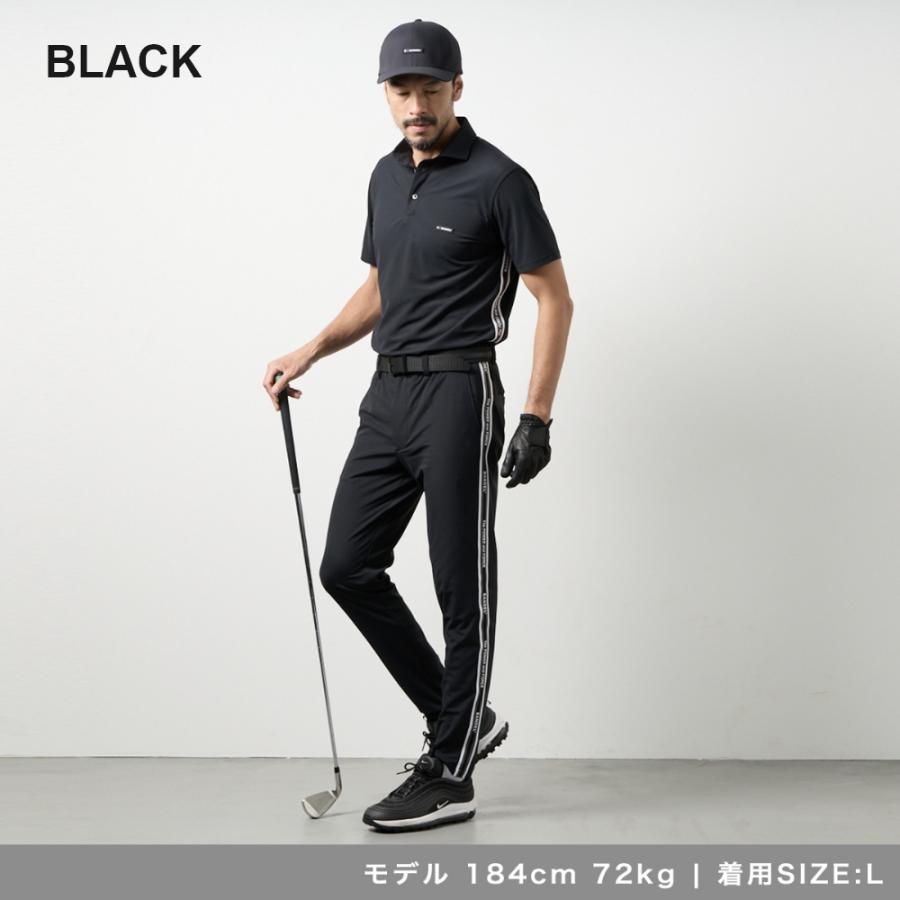 BANDEL GOLF バンデル ゴルフ ウェア コンセプトノーツテーピングテーパードパンツ 2026ss パンツ テーパード サイドライン ブラック グレー ホワイト | BANDEL | 06