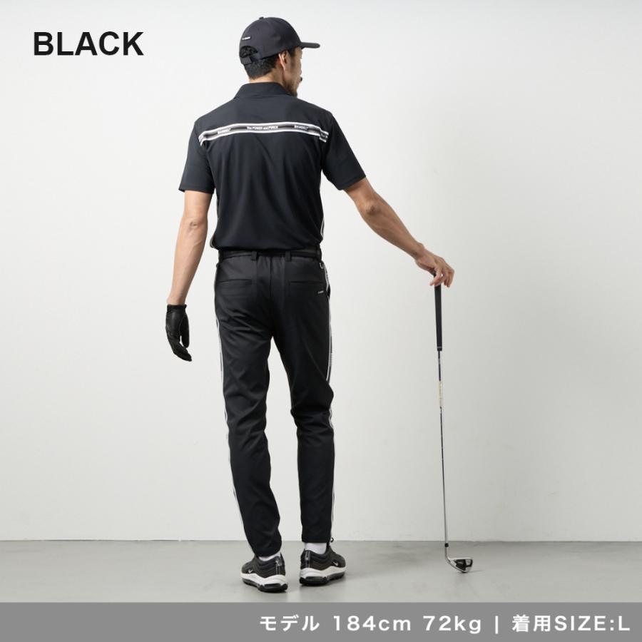 BANDEL GOLF バンデル ゴルフ ウェア コンセプトノーツテーピングテーパードパンツ 2026ss パンツ テーパード サイドライン ブラック グレー ホワイト | BANDEL | 07