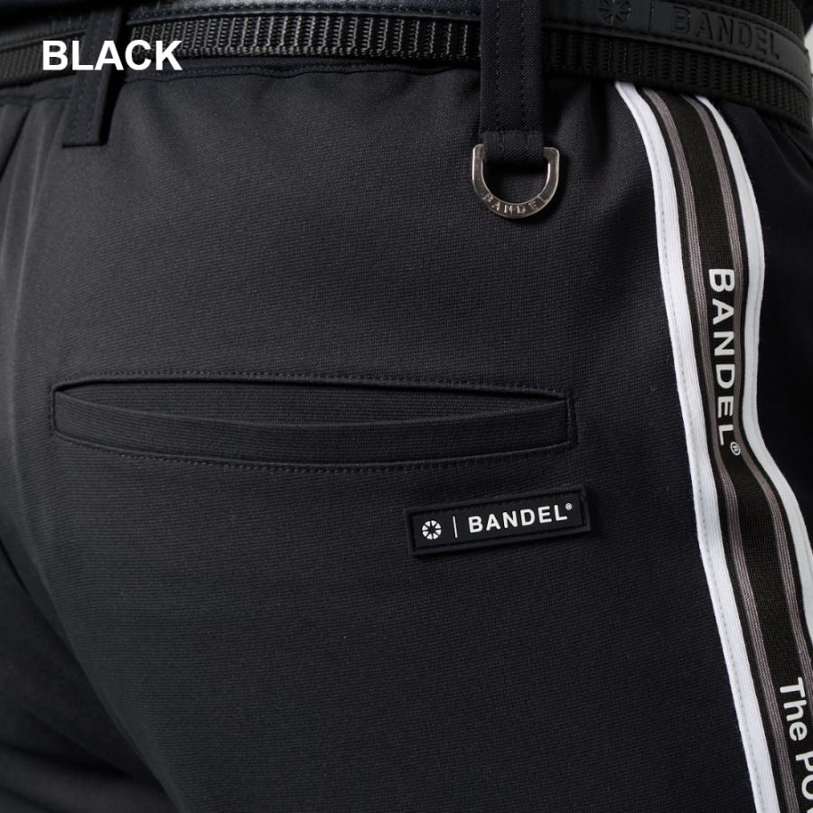 BANDEL GOLF バンデル ゴルフ ウェア コンセプトノーツテーピングテーパードパンツ 2026ss パンツ テーパード サイドライン ブラック グレー ホワイト | BANDEL | 08