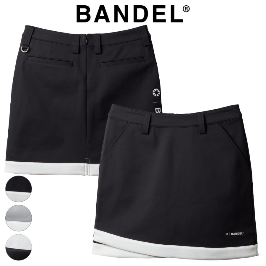 BANDEL（バンデル） ゴルフ スカート 秋 冬 美シルエット 軽量 PIPING