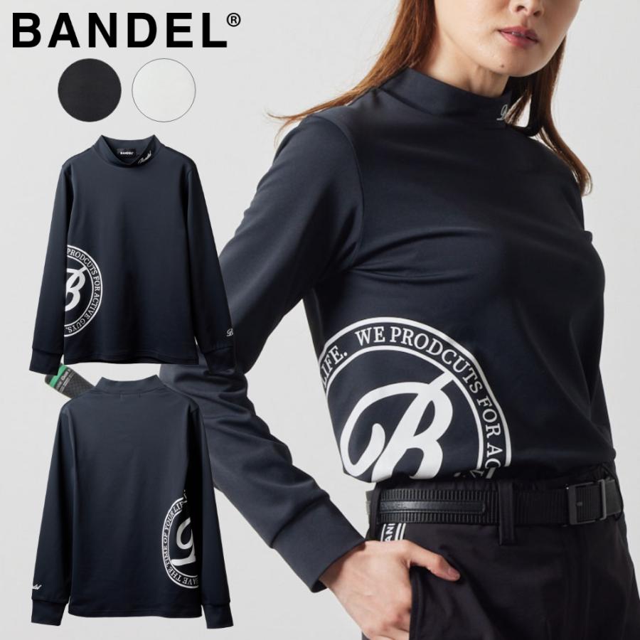 BANDEL（バンデル） ゴルフ モックネック 長袖 UVカット 保温