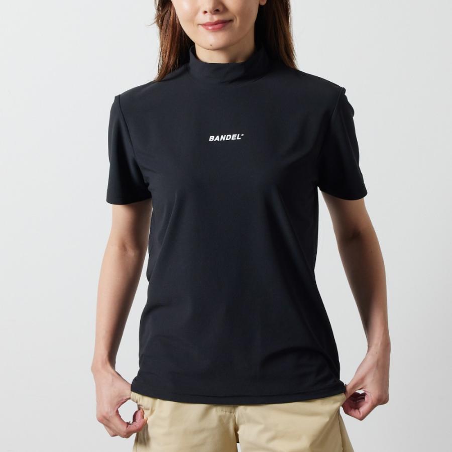 バンデル ゴルフ BANDEL golf モックネック WOMENS STRAIGHT LOGO S/S MOCK NECK SHIRTS BGS-W4SLTMC｜transit｜05