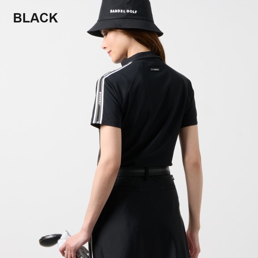 BANDEL GOLF バンデル ゴルフ モックネック レディース 半袖 Tシャツ ウィメンズ コンセプトノーツテーピングモックネック 2026ss UVカット ゴルフウェア | BANDEL | 04