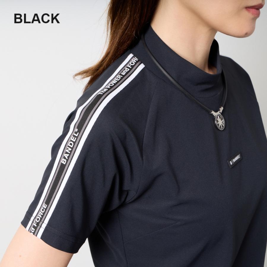 BANDEL GOLF バンデル ゴルフ モックネック レディース 半袖 Tシャツ ウィメンズ コンセプトノーツテーピングモックネック 2026ss UVカット ゴルフウェア | BANDEL | 07