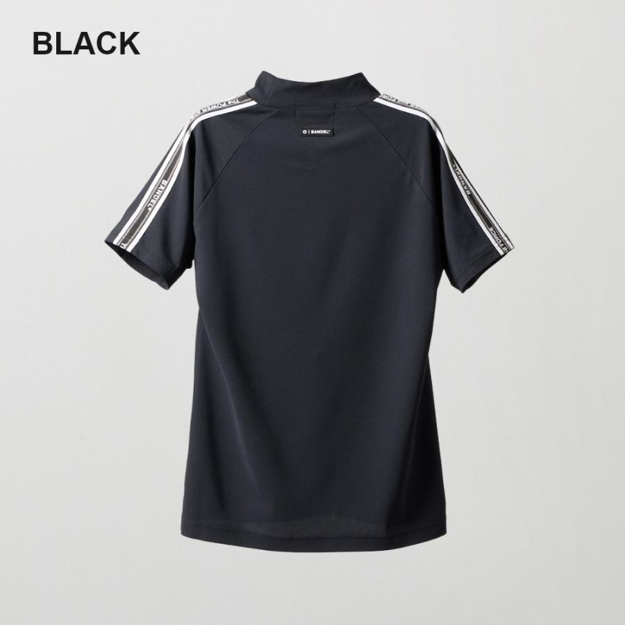 BANDEL GOLF バンデル ゴルフ モックネック レディース 半袖 Tシャツ ウィメンズ コンセプトノーツテーピングモックネック 2026ss UVカット ゴルフウェア | BANDEL | 09