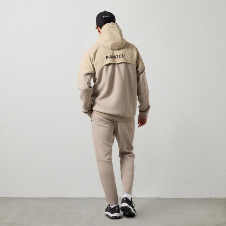 BANDEL セットアップベージュ フルジップフーディ メンズ　早い者勝ち！ BANDEL（バンデル） TECH FLEECE PANTS BNS-4ATFPT ベルトループ