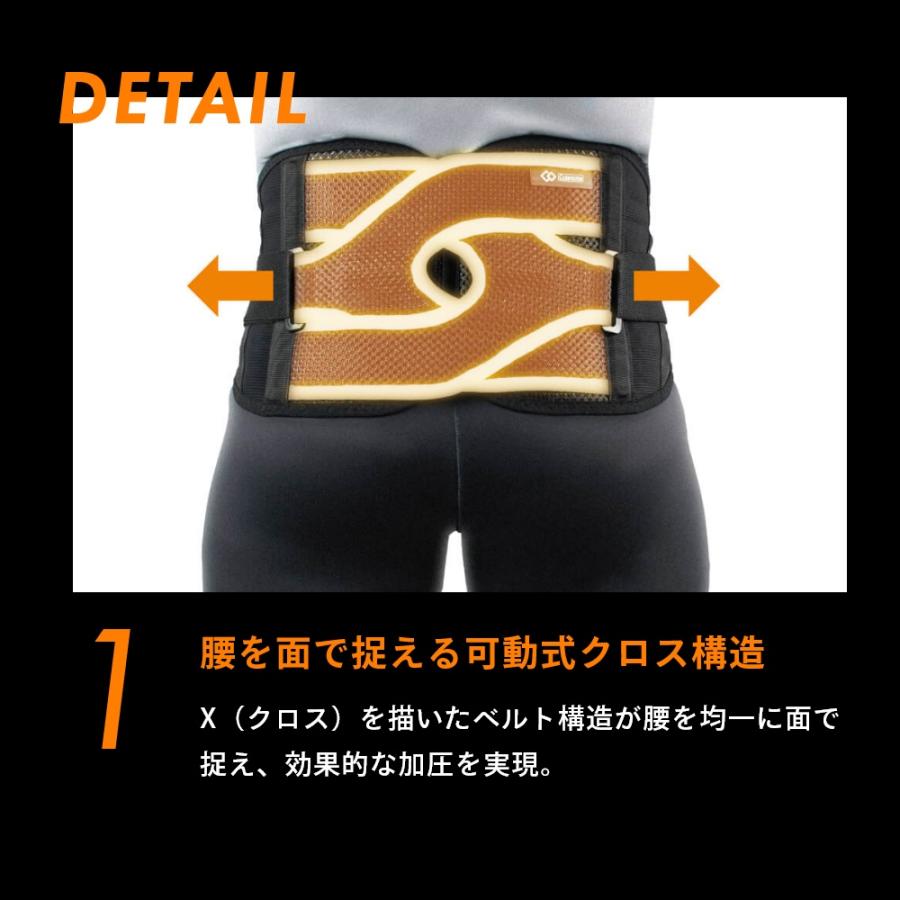 ColanTotte（コラントッテ） MAGサポーター 腰 Xベルト 腰用