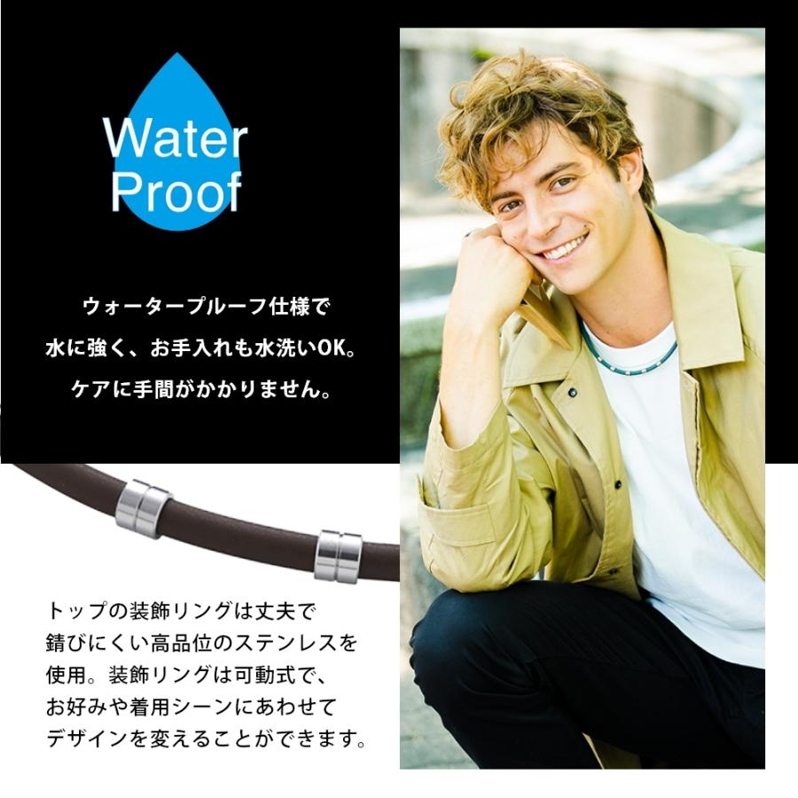 Colantotte コラントッテ ワックルネック スタイル STYLE ネックレス 磁気ネックレス 医療機器 ブラック ブラウン カーキ ダークレッド | ワックルネック | 05