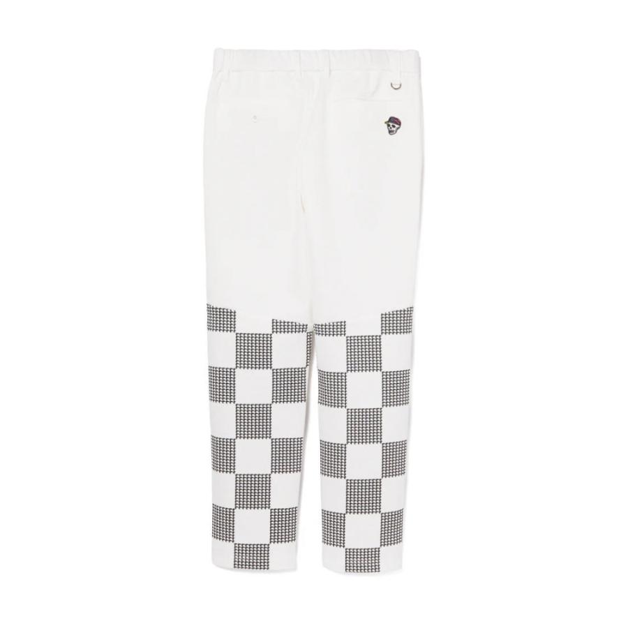 【新品】DEVEREUX デゥァローゴルフ ホワイトパンツ ゴルフウェア M DEVEREUX GOLF デヴァローゴルフ BACK9RUN CLUB ボトム 075754402