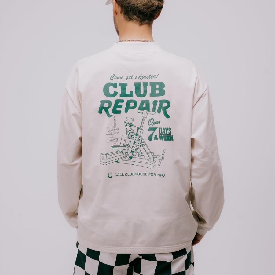 DEVEREUX GOLF デバローゴルフ DVG AuthenticPile MOCK TEE 75762011 モックネック プルオーバー ロンT ブラック ホワイト 2026ss ゴルフ モックT 日本製 母の日 | DEVEREUX GOLF | 14