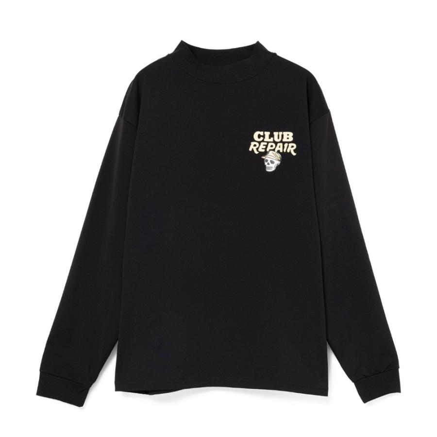 DEVEREUX GOLF デバローゴルフ DVG AuthenticPile MOCK TEE 75762011 モックネック プルオーバー ロンT ブラック ホワイト 2026ss ゴルフ モックT 日本製 母の日 | DEVEREUX GOLF | 03