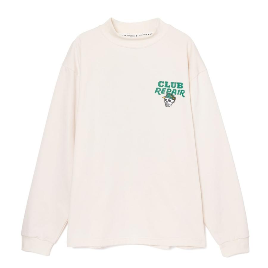 DEVEREUX GOLF デバローゴルフ DVG AuthenticPile MOCK TEE 75762011 モックネック プルオーバー ロンT ブラック ホワイト 2026ss ゴルフ モックT 日本製 母の日 | DEVEREUX GOLF | 08