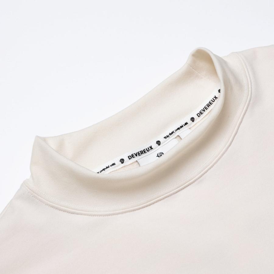 DEVEREUX GOLF デバローゴルフ DVG AuthenticPile MOCK TEE 75762011 モックネック プルオーバー ロンT ブラック ホワイト 2026ss ゴルフ モックT 日本製 母の日 | DEVEREUX GOLF | 10