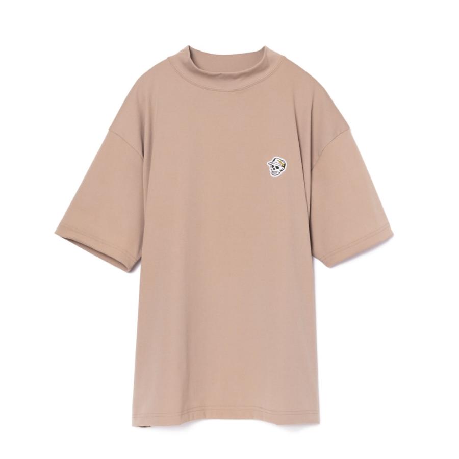 DEVEREUX GOLF デバローゴルフ DVG SEASONAL MOCK T Mushroom 75762020