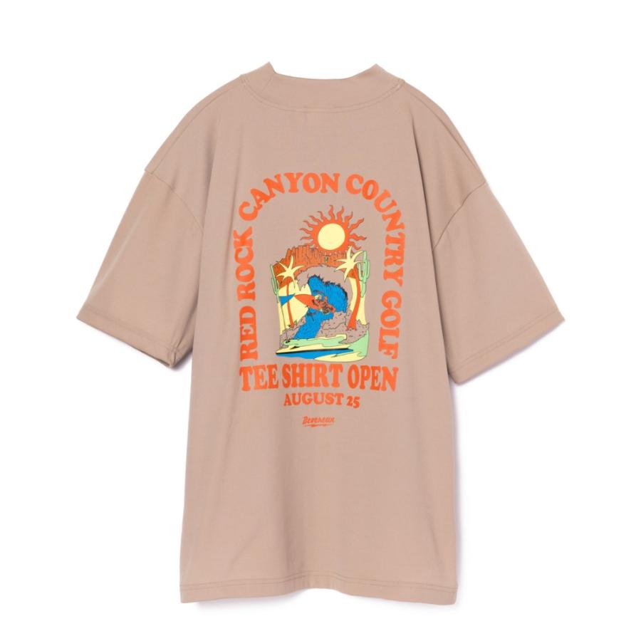 DEVEREUX GOLF デバローゴルフ DVG SEASONAL MOCK T Mushroom 75762020