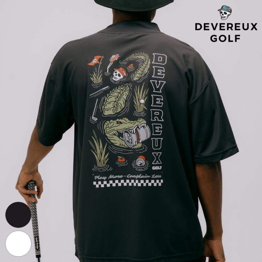 DEVEREUX GOLF デバローゴルフ モックT DVG CROCO MOCK NECK 75762022