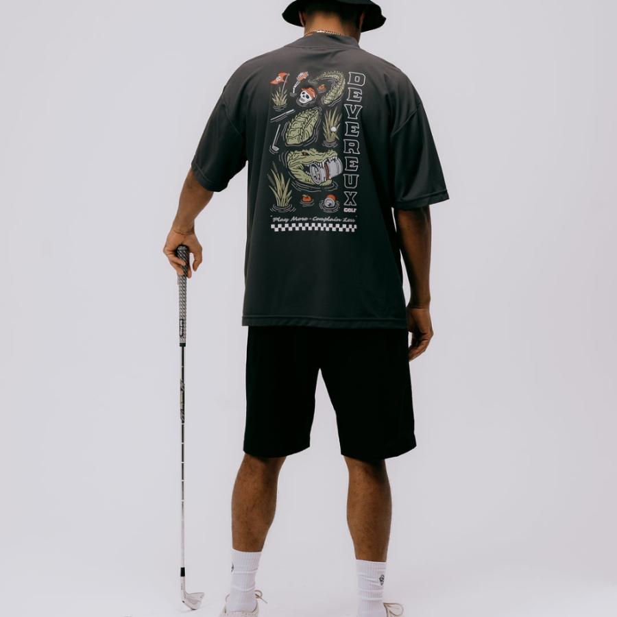 DEVEREUX GOLF デバローゴルフ モックT DVG CROCO MOCK NECK 75762022
