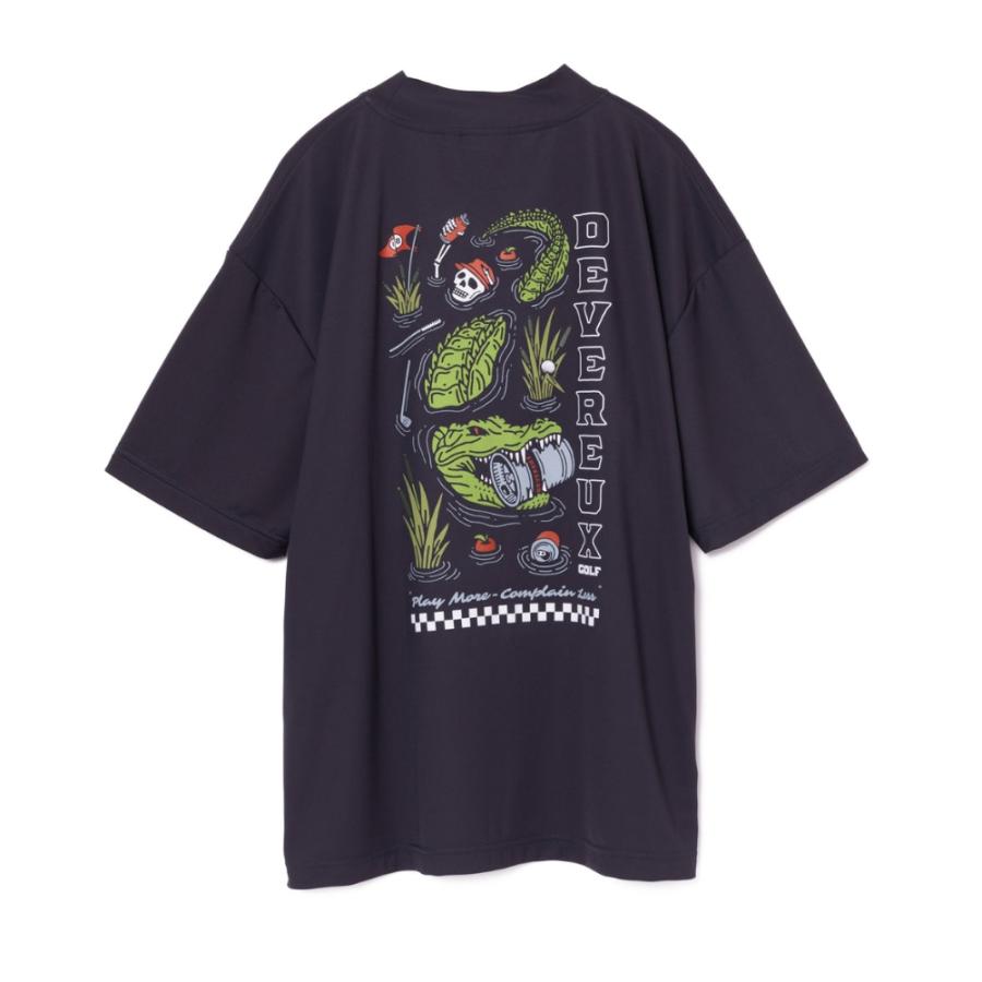 DEVEREUX GOLF デバローゴルフ モックT DVG CROCO MOCK NECK 75762022