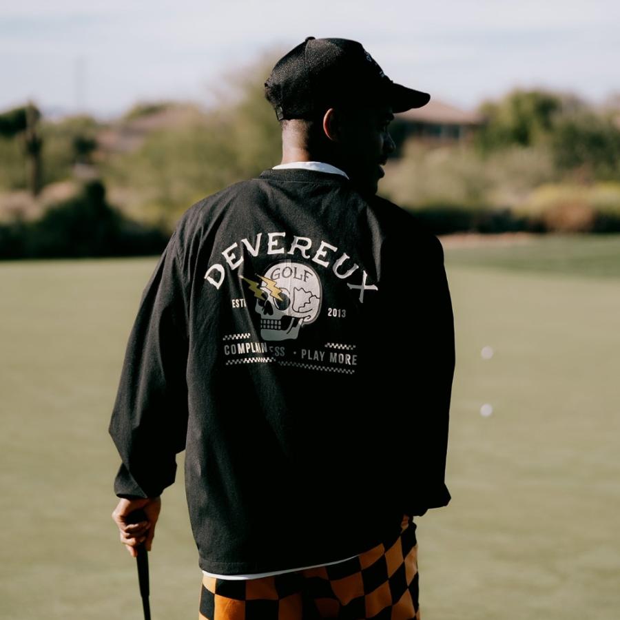 DEVEREUX デバローゴルフ　スウェット　L DEVEREUX GOLF デバローゴルフ DVG CREW PASTE 75762102 カットソー