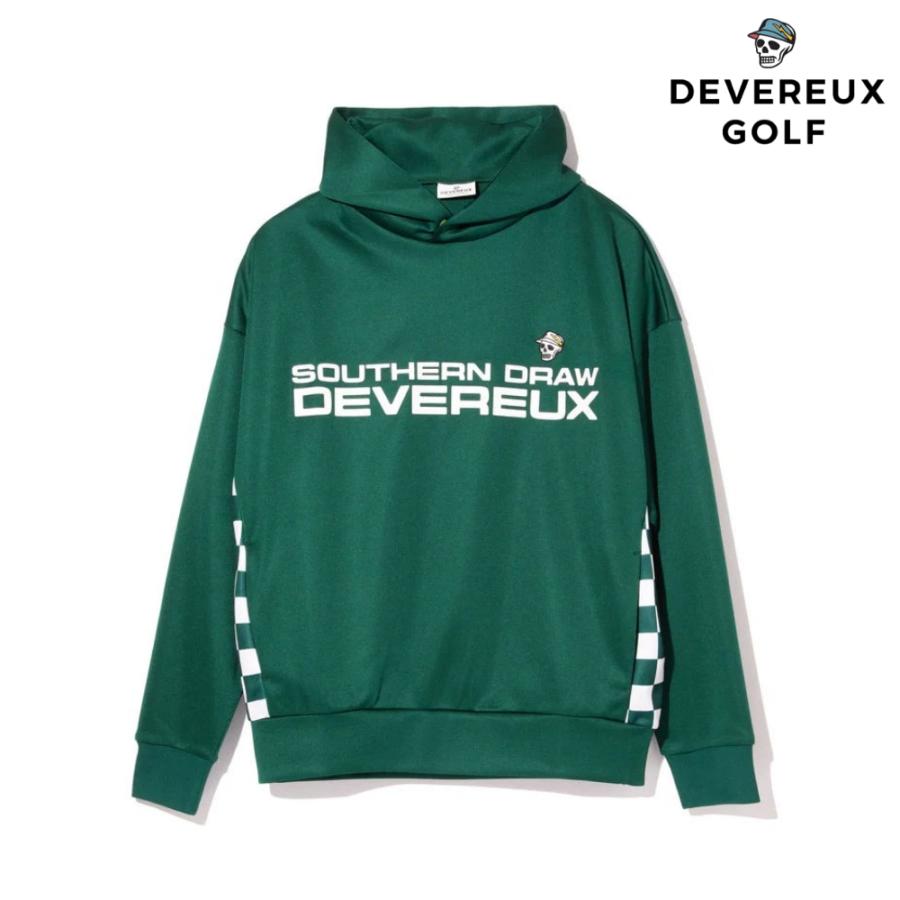 DEVEREUX GOLF デバローゴルフ The Major チェッカーフーディー 763572027 パーカー ゴルフ グリーン ゴルフウェア フーディー | DEVEREUX GOLF