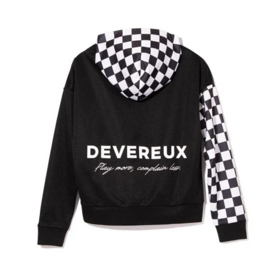 DEVEREUX GOLF デバローゴルフ WOMEN The Major チェッカーフーディー 763572076 パーカー ゴルフ ブラック ゴルフウェア レディース ウィメンズ | DEVEREUX GOLF | 03