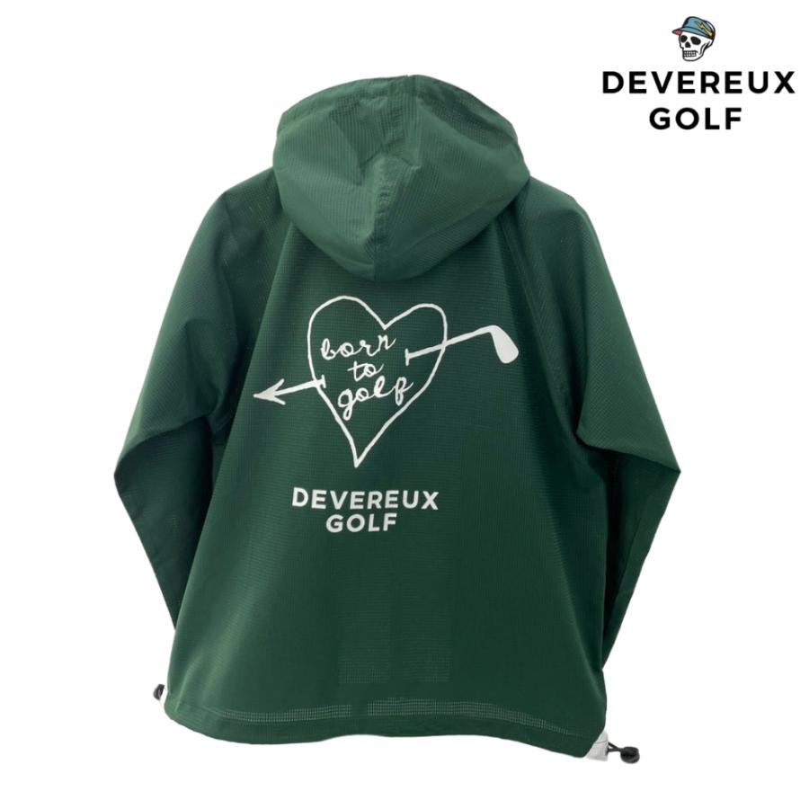ゴルフ デヴァローゴルフ メンズ パーカー トレーナー トップス（グリーン） DEVEREUX GOLF デバローゴルフ WOMEN Manic ドットエアーWRブルゾン