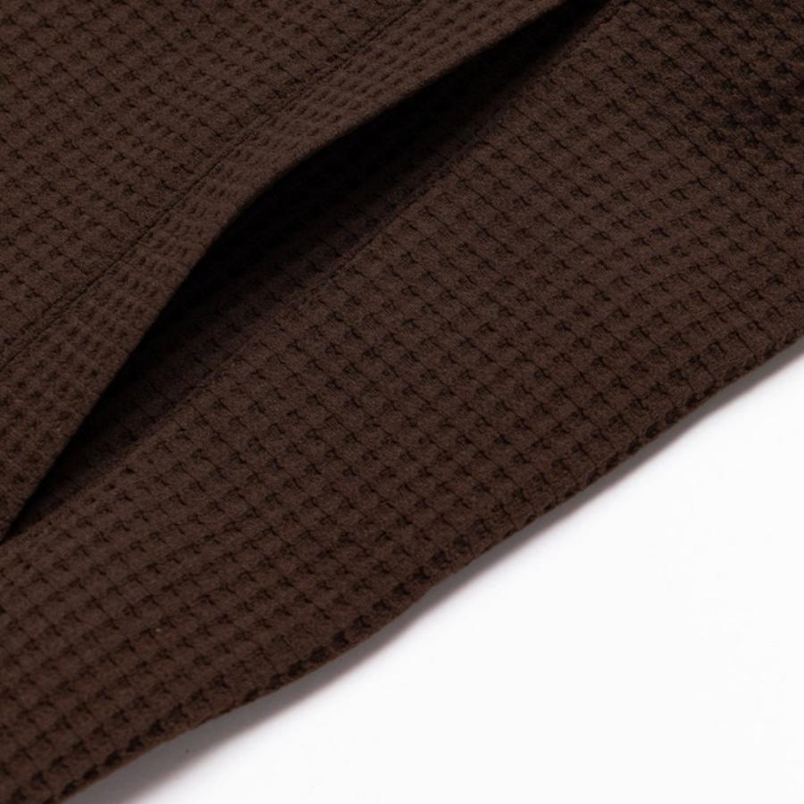 DEVEREUX GOLF デバローゴルフ WOMEN Southern DrawワッフルFull Zipロゴテープフーディー 763572178 ゴルフ レディース パーカー ブラウン アクア | DEVEREUX GOLF | 15