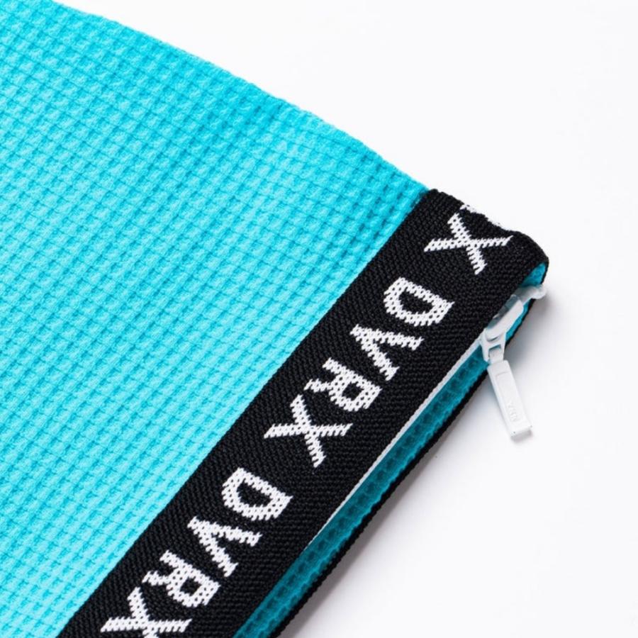 DEVEREUX GOLF デバローゴルフ WOMEN Southern DrawワッフルFull Zipロゴテープフーディー 763572178 ゴルフ レディース パーカー ブラウン アクア | DEVEREUX GOLF | 07