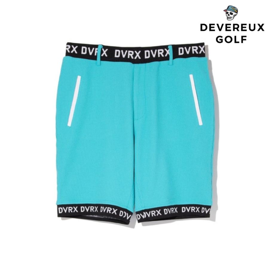DEVEREUX GOLF ワッフルロゴテープショーツ サイズM DEVEREUX GOLF デバローゴルフ Southern Drawワッフルロゴテープ