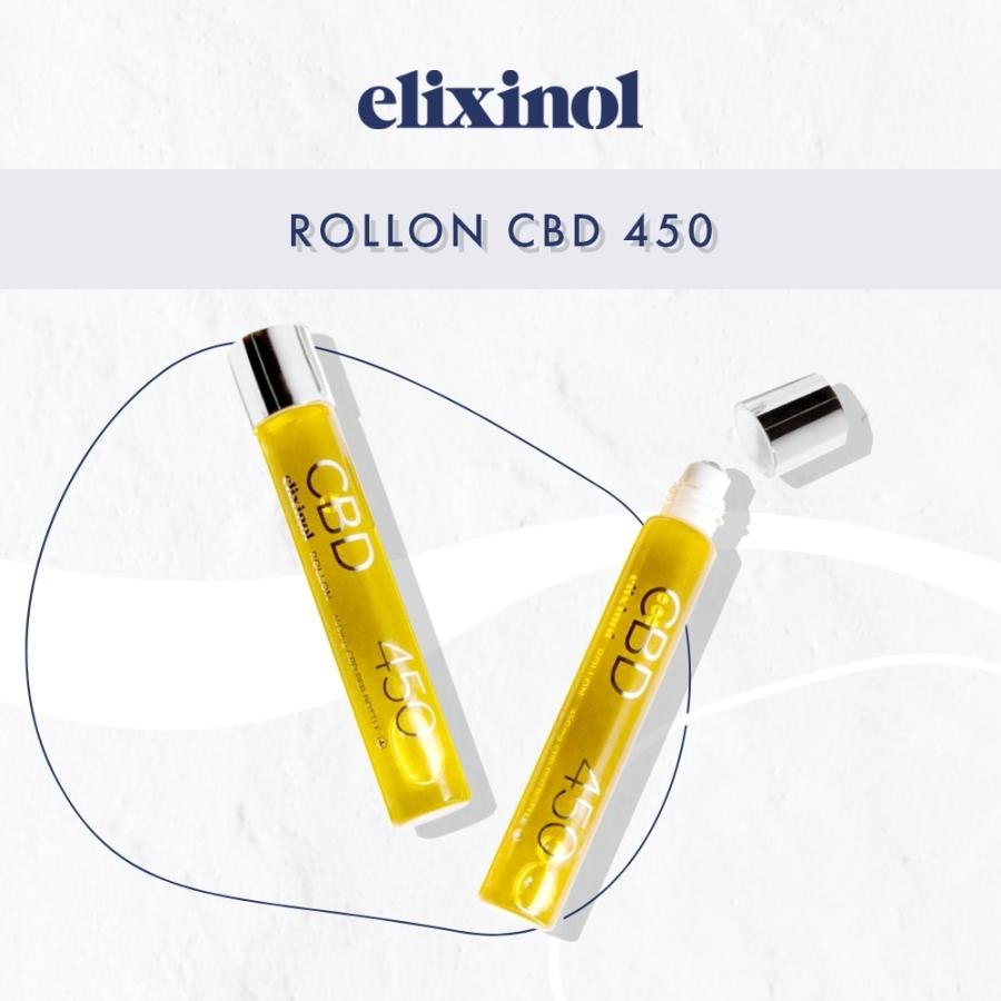 エリクシノール CBDオイル ロールオン 450 チルミント 高濃度 日本製
