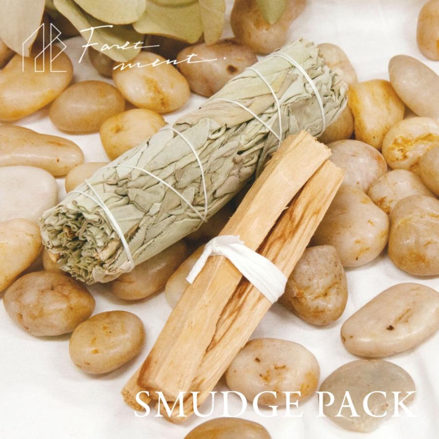 フォートメント Foretment パロサント ホワイトセージ バンドル スマッジパック SMUDGE PACK PALOSANTO WHITE SAGE BUNDLE | Foretment