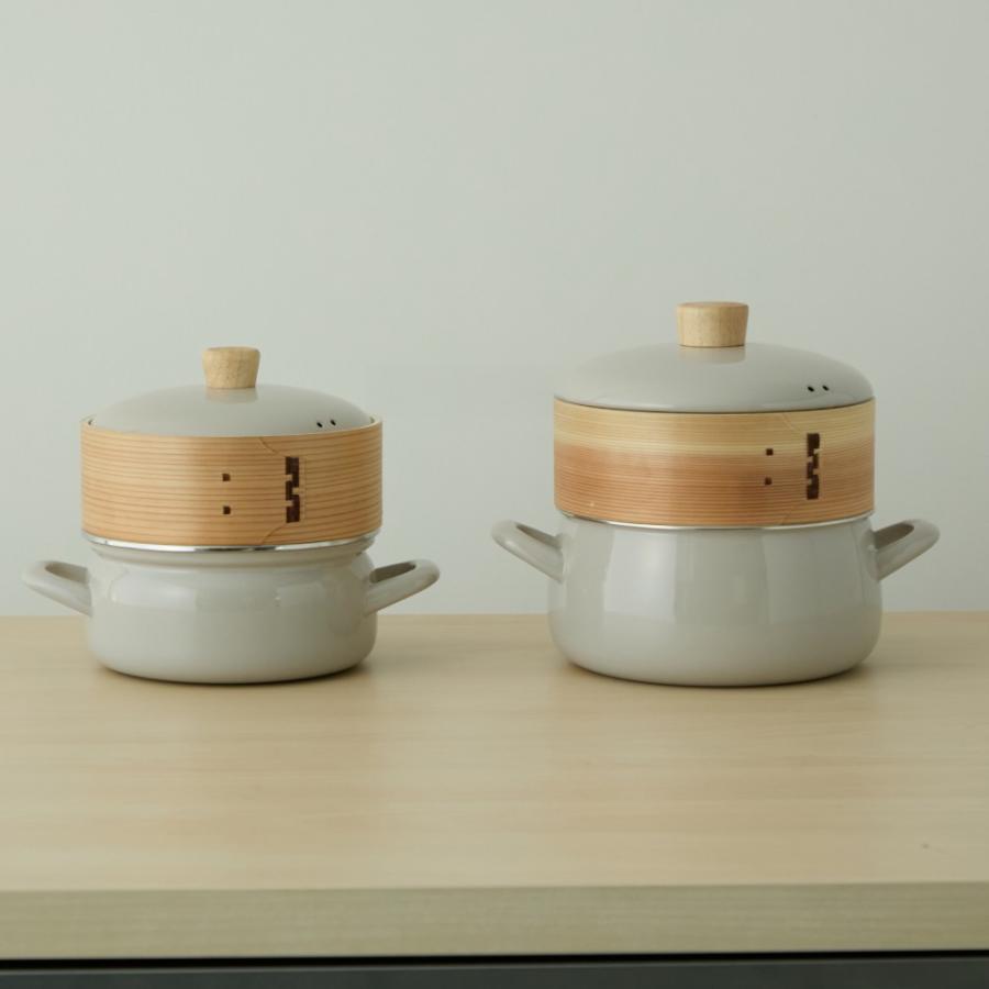 富士ホーロー せいろ付きホーロー鍋 18cm １段 | 富士ホーロー | 20