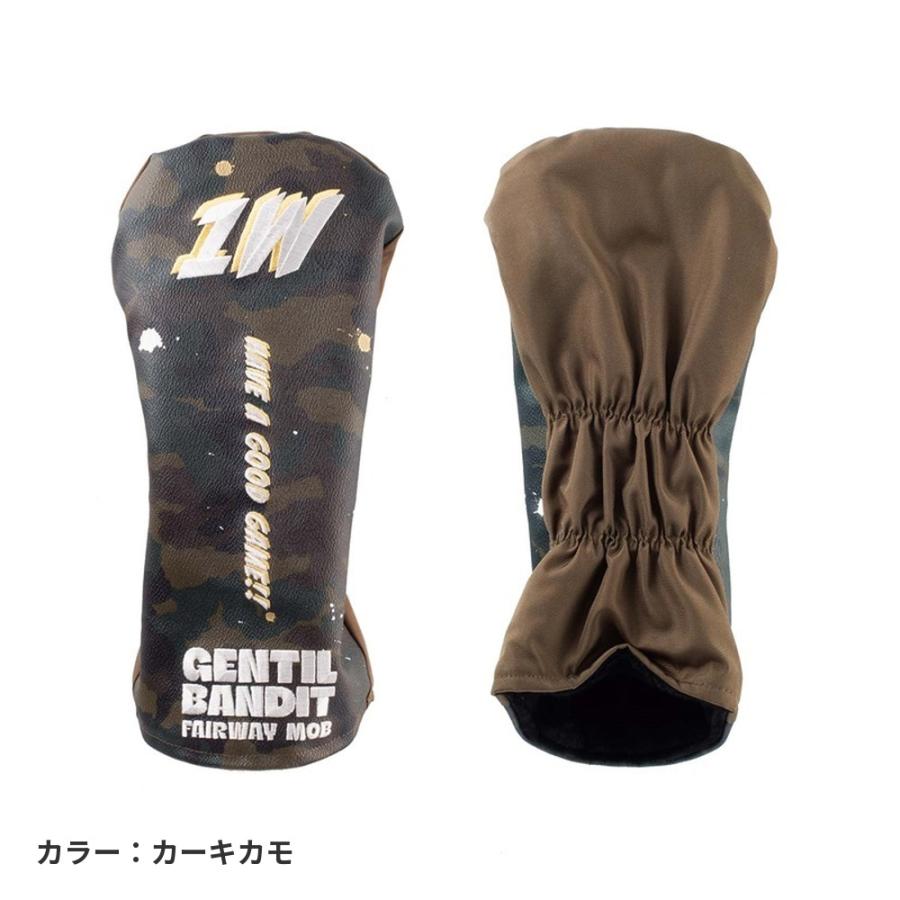 GENTIL BANDIT ジャンティバンティ GENTIL BANDIT FAIRWAY MOB ドライバーカバー (HAVE A GOOD GAME!!) GBFM10-BCM ヘッドカバー ブラックカモ カーキカモ |  | 05