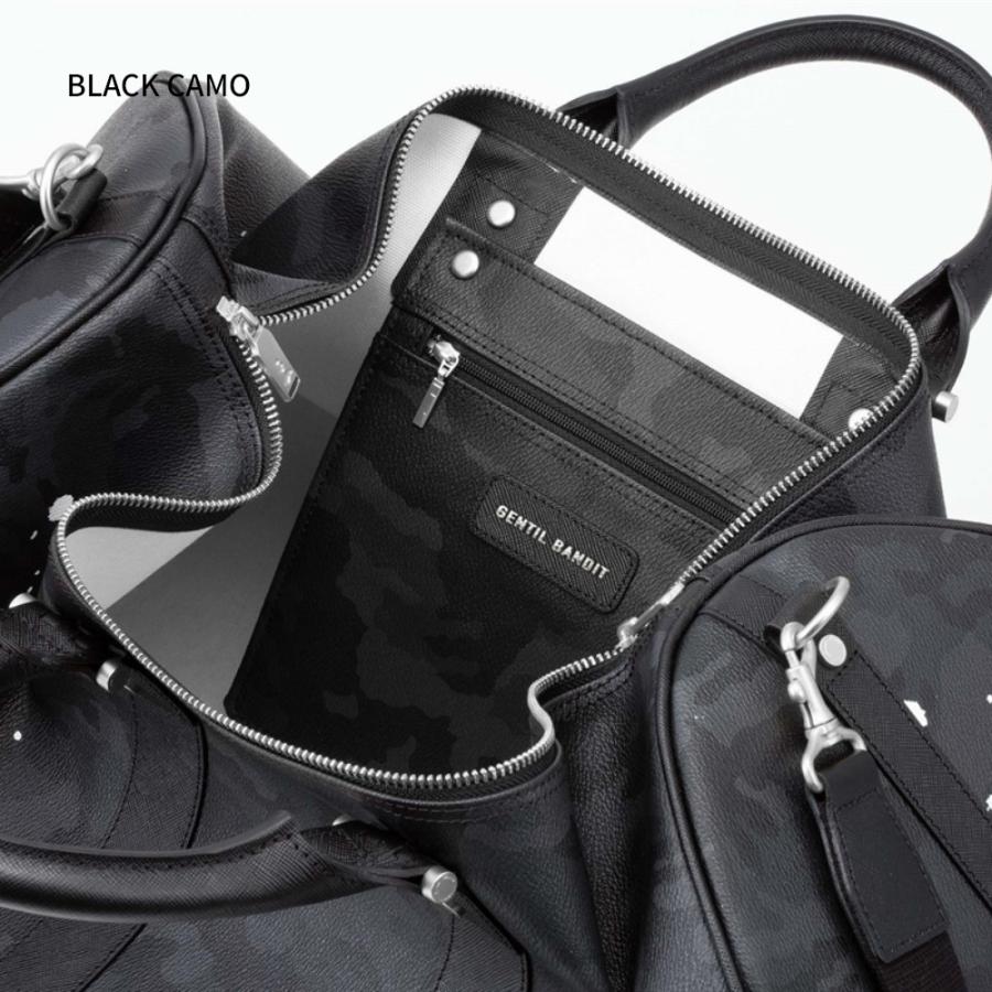 GENTIL BANDIT ジャンティバンティ ボストンバッグ GB1996-BB ボストン 収納力抜群 大きいサイズ カーキカモ ブラックカモの画像