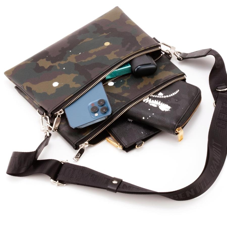 GENTIL BANDIT カモフラ 横型 ショルダーバッグ 美品 GENTIL BANDIT 