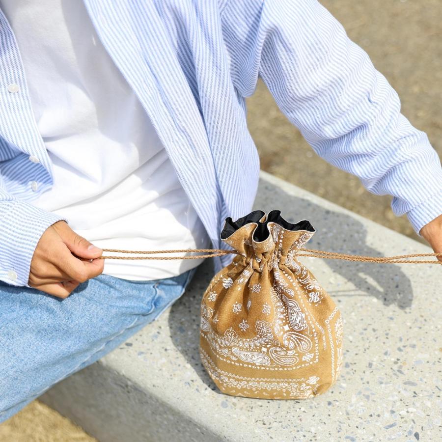 d*3様 【HB08】ワンハンドル巾着バッグ ビーズ織り GENTIL BANDIT ジャンティバンティ スエード巾着バッグ GB2006 ミニ