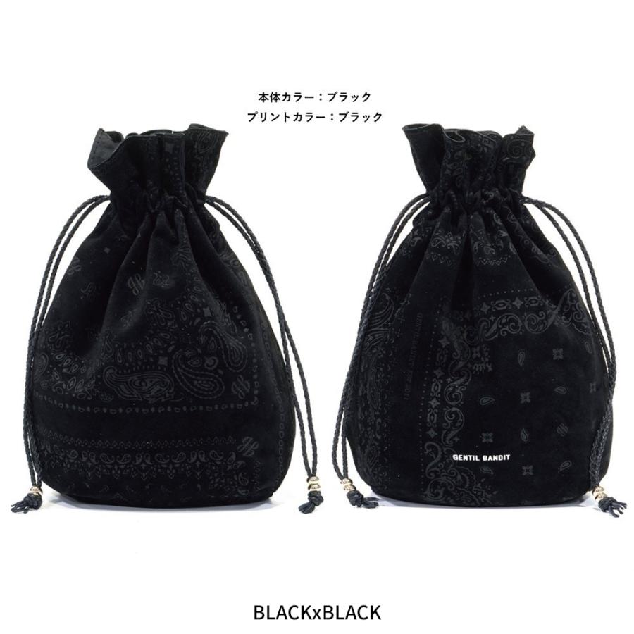 GENTIL BANDIT ジャンティバンティ スエード巾着バッグ GB2006 ミニ