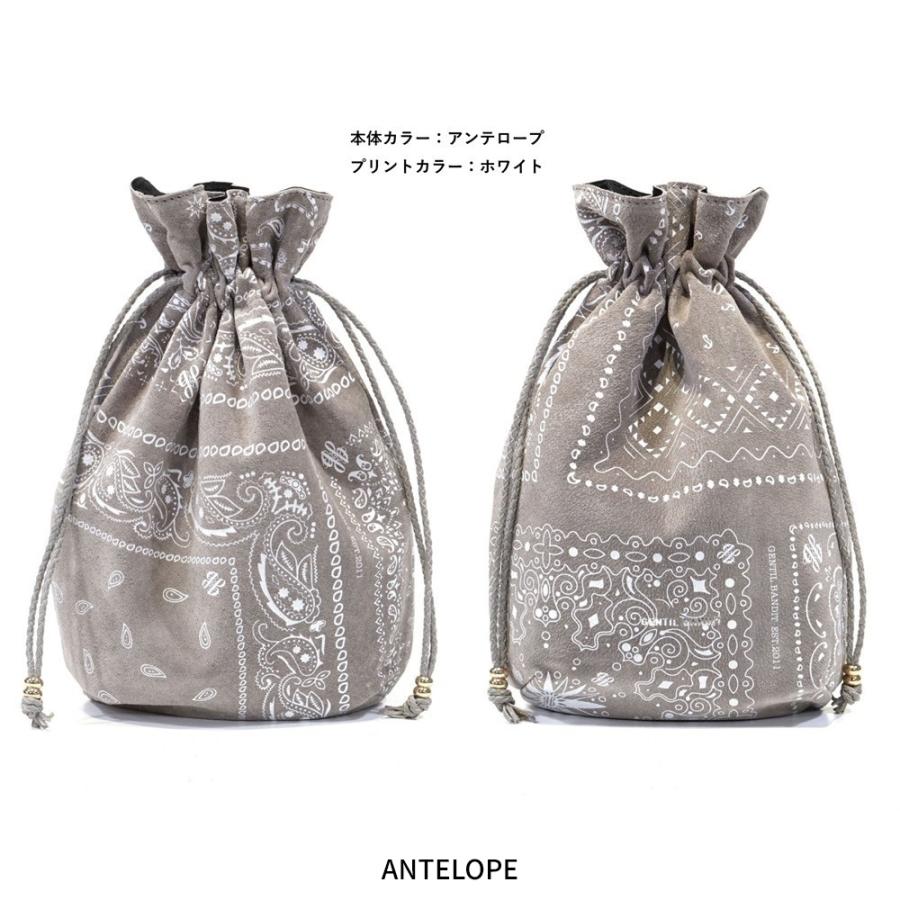 GENTIL BANDIT ジャンティバンティ スエード巾着バッグ GB2006 ミニ