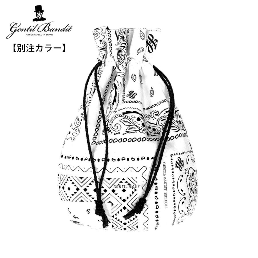別注カラー GENTIL BANDIT ジャンティバンティ スエード巾着バッグ