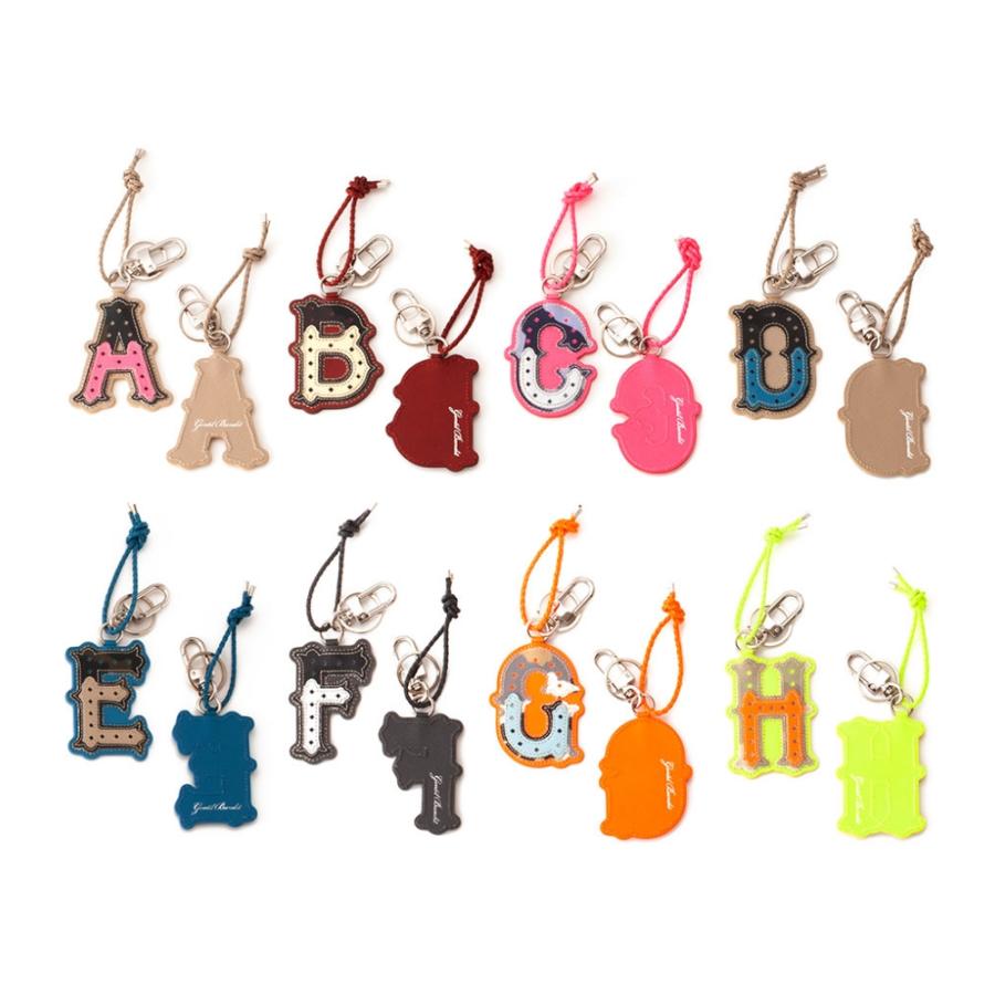 GENTIL BANDIT ジャンティバンティ イニシャルキーホルダー A~M