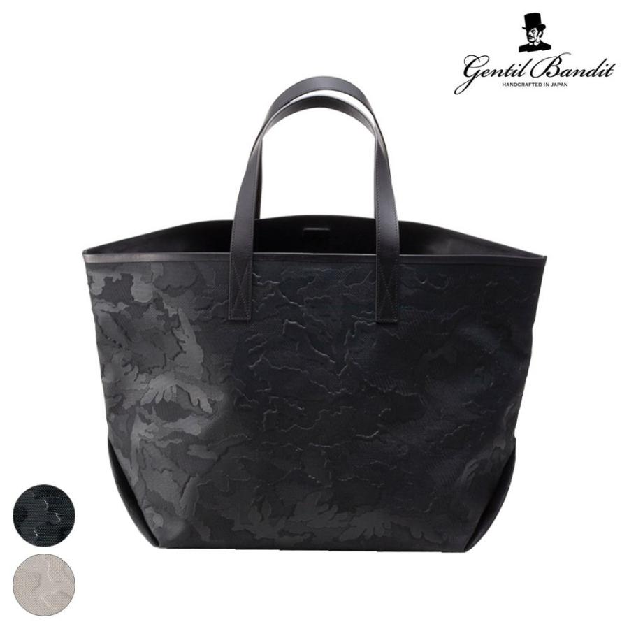 美品　GENTIL BANDIT LABEL NOIR トートバッグ 黒 LABEL NOIR スクエアキャンバストートバッグ GM|GENTIL BANDIT
