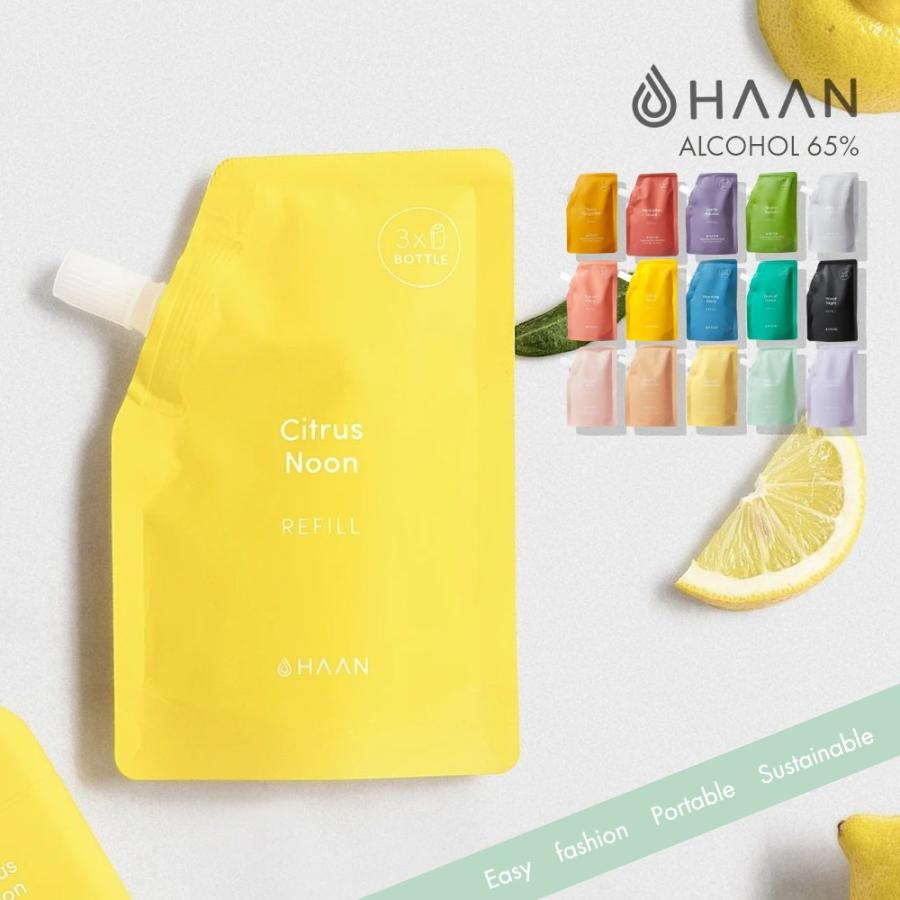 HAAN ハーン 詰替え用 レフィル 100ml ボトル3回分 10種類の香り リフィル パウチ 母の日 | HAAN