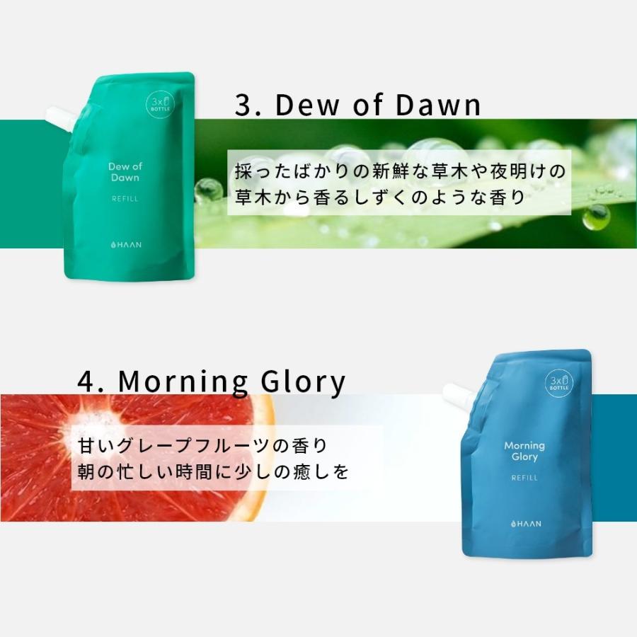 HAAN ハーン 詰替え用 レフィル 100ml ボトル3回分 10種類の香り リフィル パウチ 母の日 | HAAN | 23