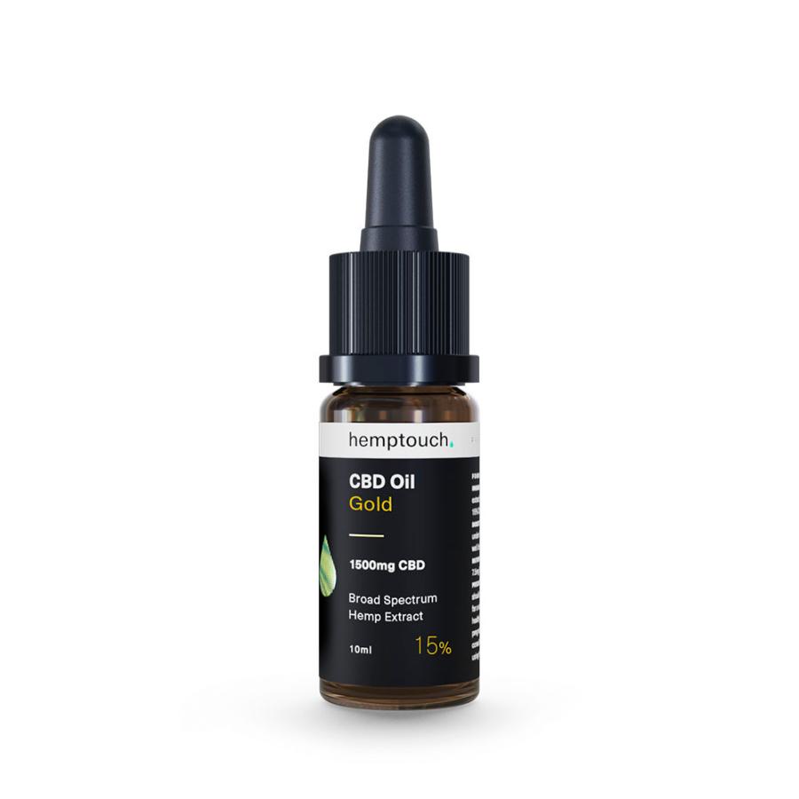Hemptouch ヘンプタッチ CBDオイル ゴールド 15%濃度 CBD含有1500mg/内容量10ml