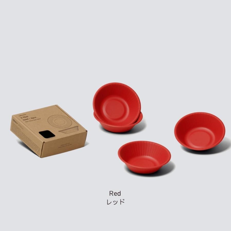ideaco イデアコ b fiber ボウル 中鉢 同色4枚入 まるで紙皿 割れにくいお皿 バンブーメラミン | ideaco | 19