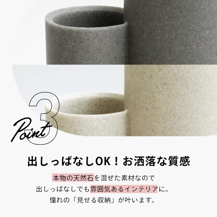 ideaco イデアコ Kitchen Tool stand COMBO ID187 キッチンツールスタンド 陶器風 白 キッチンツール カトラリー 収納 スタンド 北欧 カトラリースタンド 箸立て | ideaco | 07