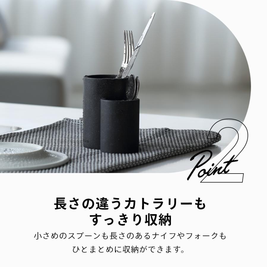 ideaco イデアコ  水切りスタンド ツールD Sculpture ToolD Compact 2筒 | ideaco | 05